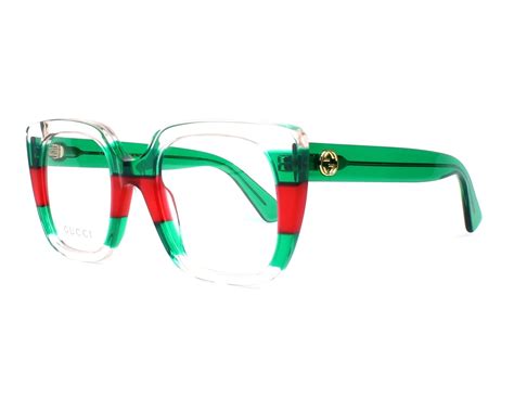 green Gucci eyeglasses